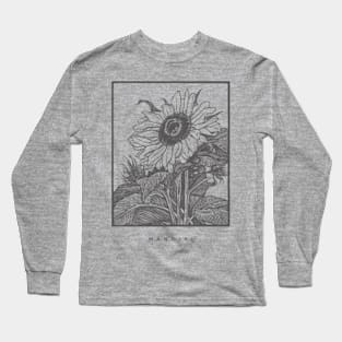 jojomancini beige flowers Long Sleeve T-Shirt